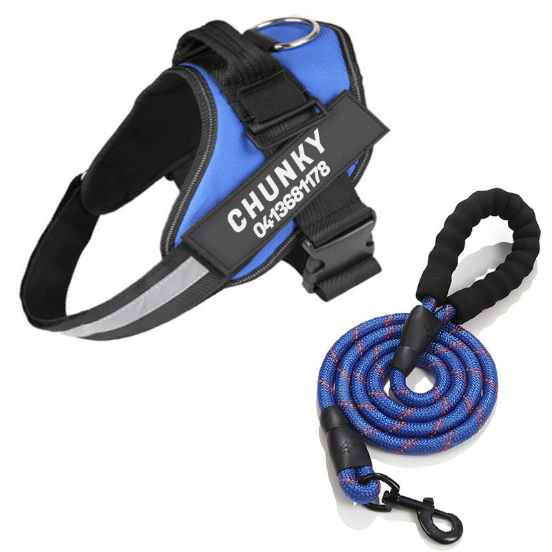 Adjustable Dog Harness with Reflective Straps