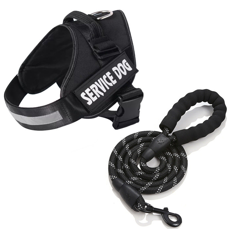 Adjustable Dog Harness with Reflective Straps