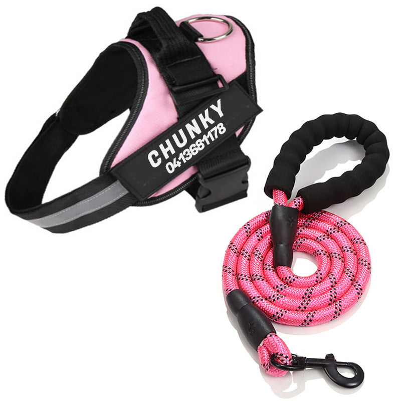 Adjustable Dog Harness with Reflective Straps