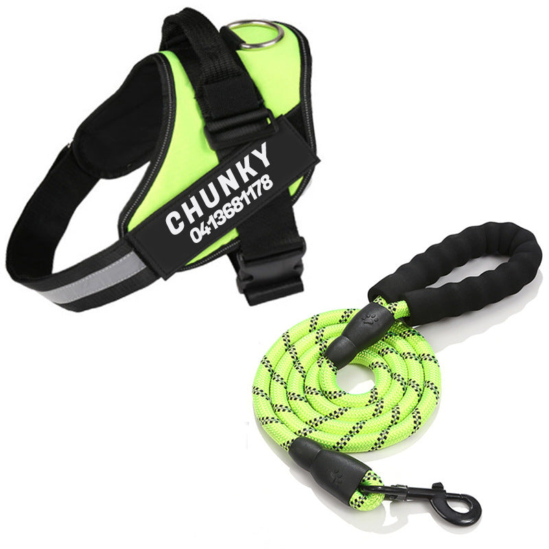 Adjustable Dog Harness with Reflective Straps
