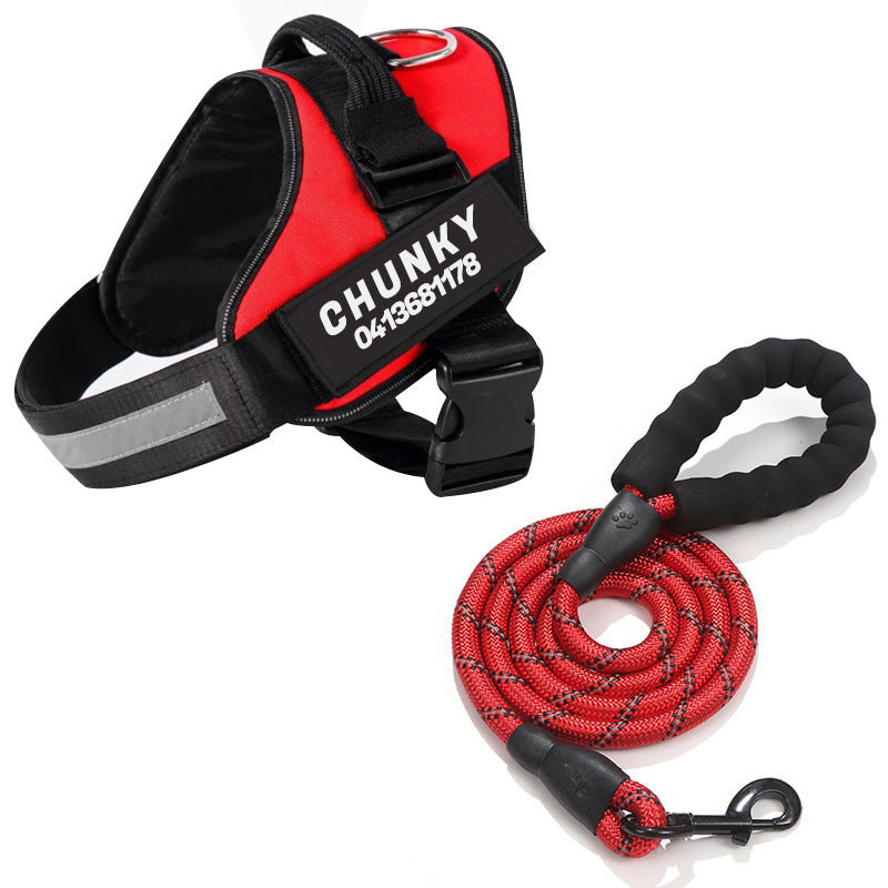 Adjustable Dog Harness with Reflective Straps