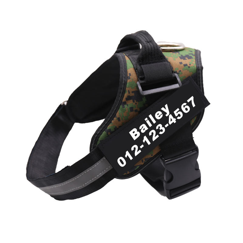 Adjustable Dog Harness with Reflective Straps