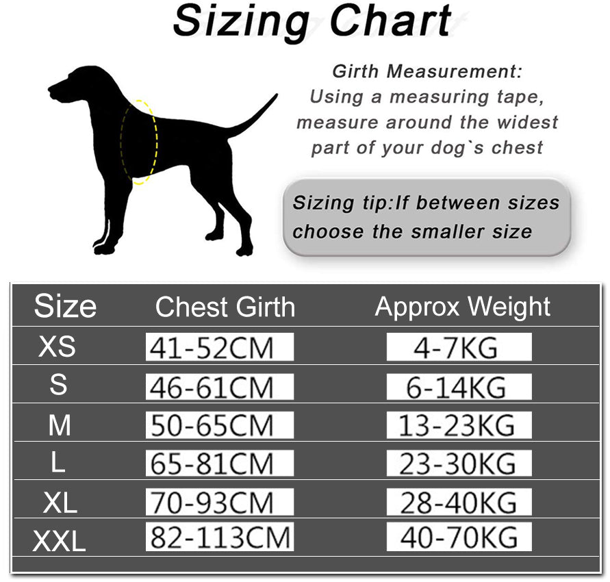 Adjustable Dog Harness with Reflective Straps