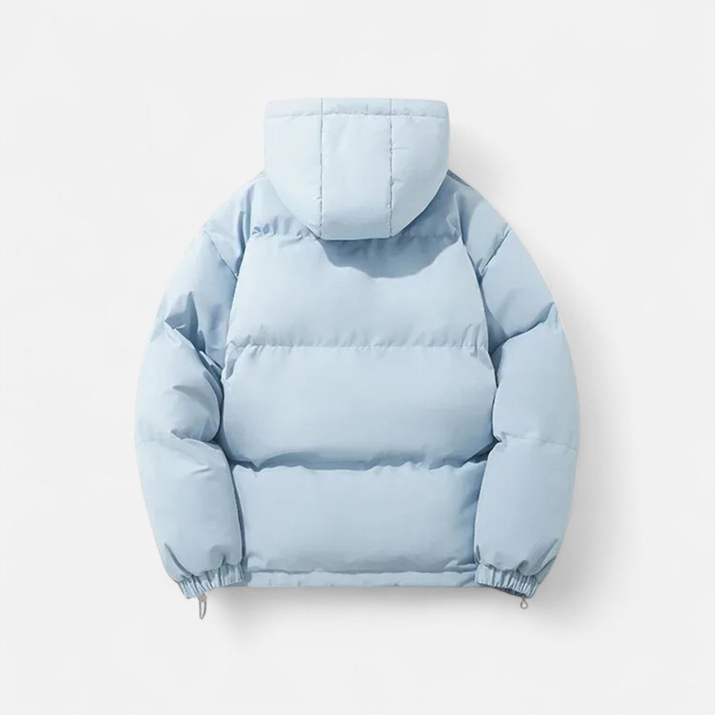 Versatile Insulated Quilted Unisex Hooded Puffer Jacket for Winter