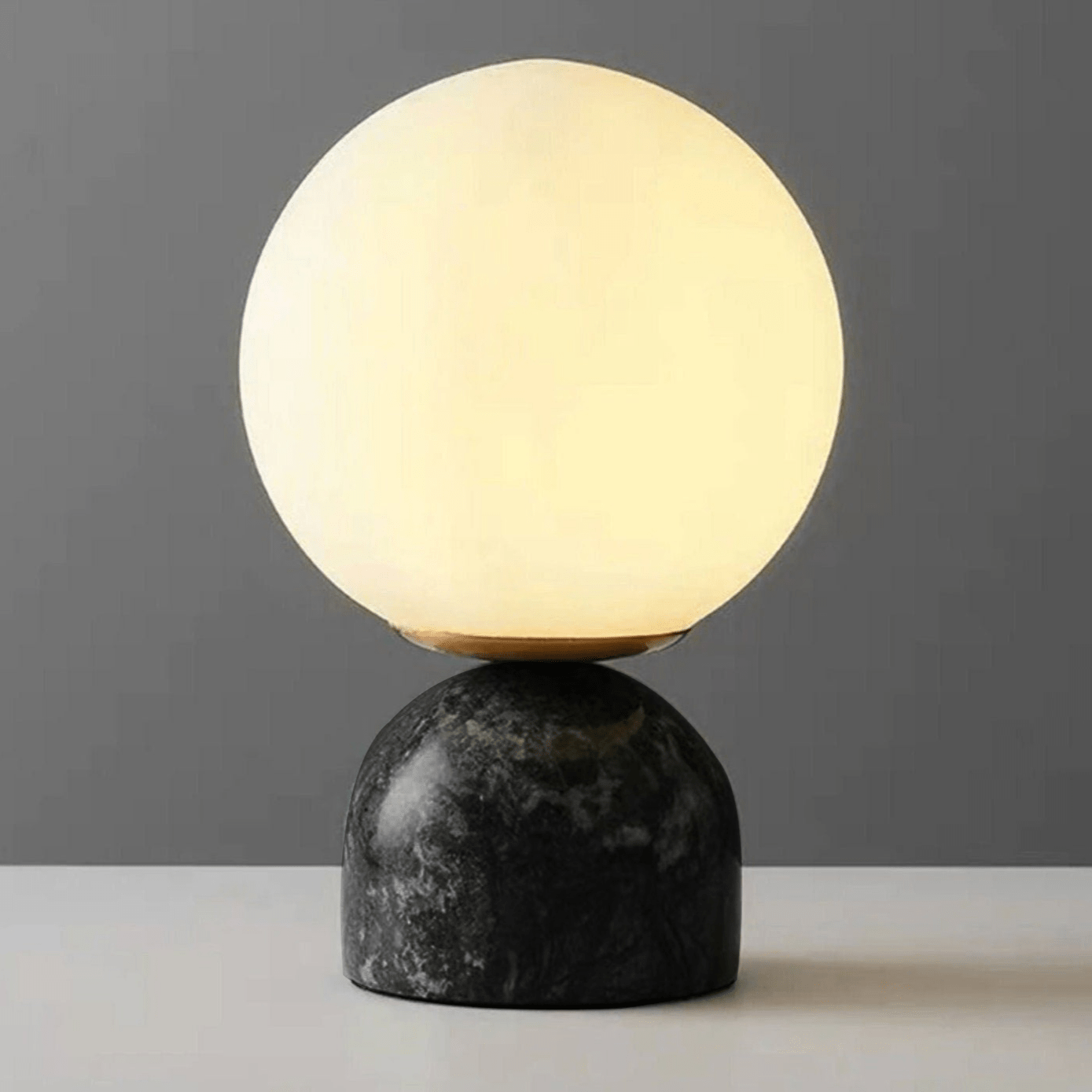 Marble Table Lamp Modern Globe Bedside Minimalist Bedroom - Image 11