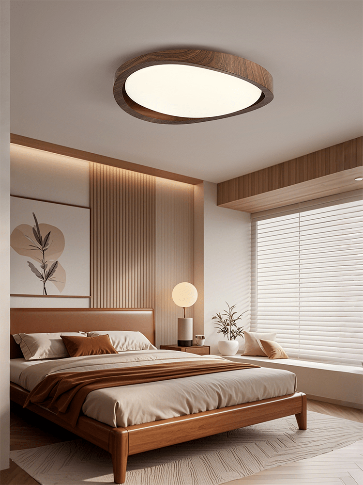 Walnut Curved Edge Ceiling Light - Image 17