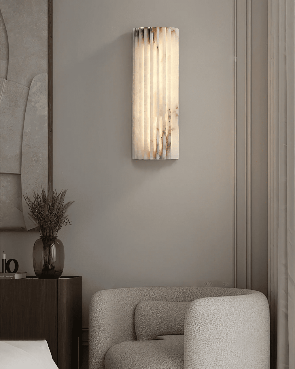 Alvia Alabaster Wall Light - Image 47