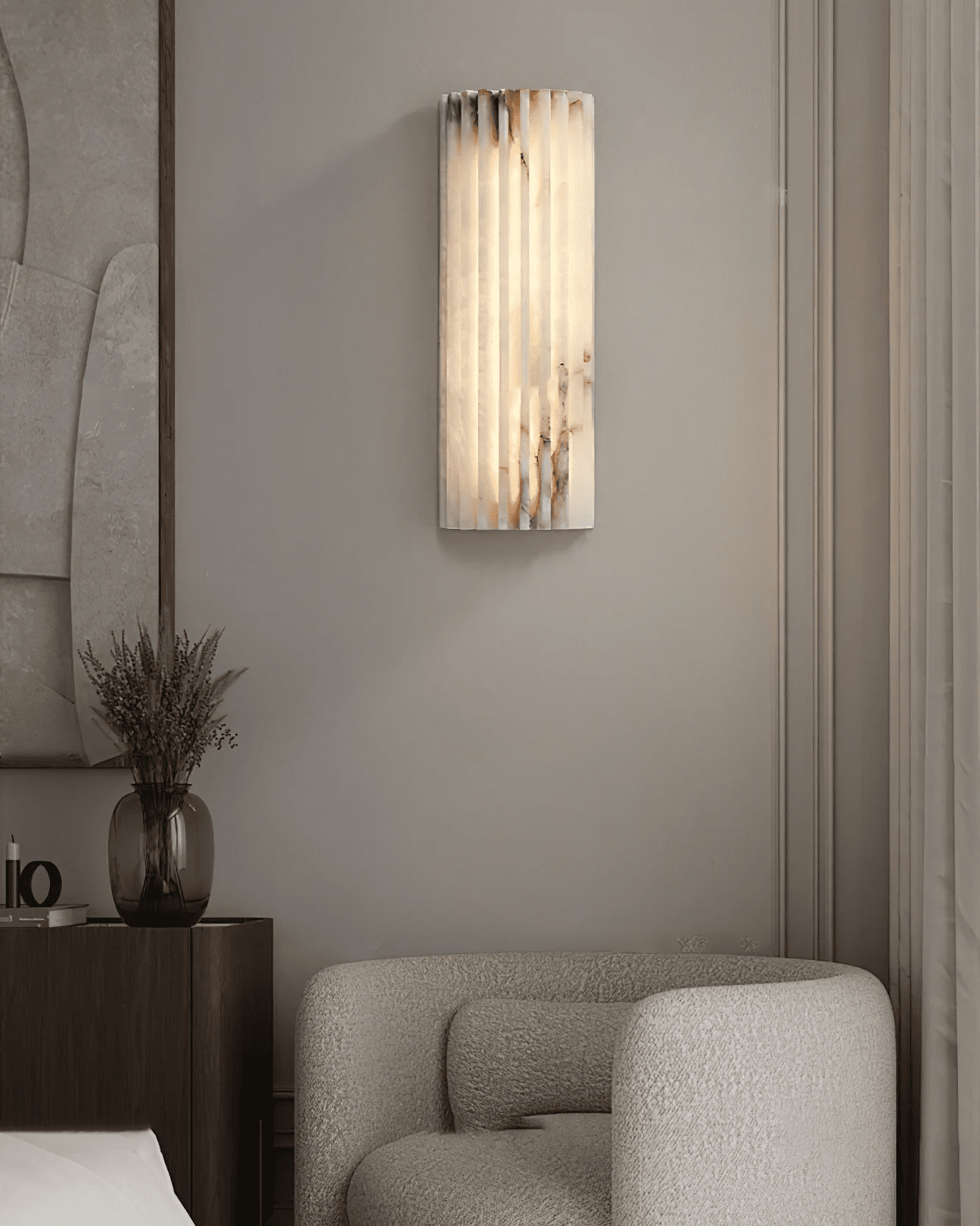 Alvia Alabaster Wall Light - Image 47