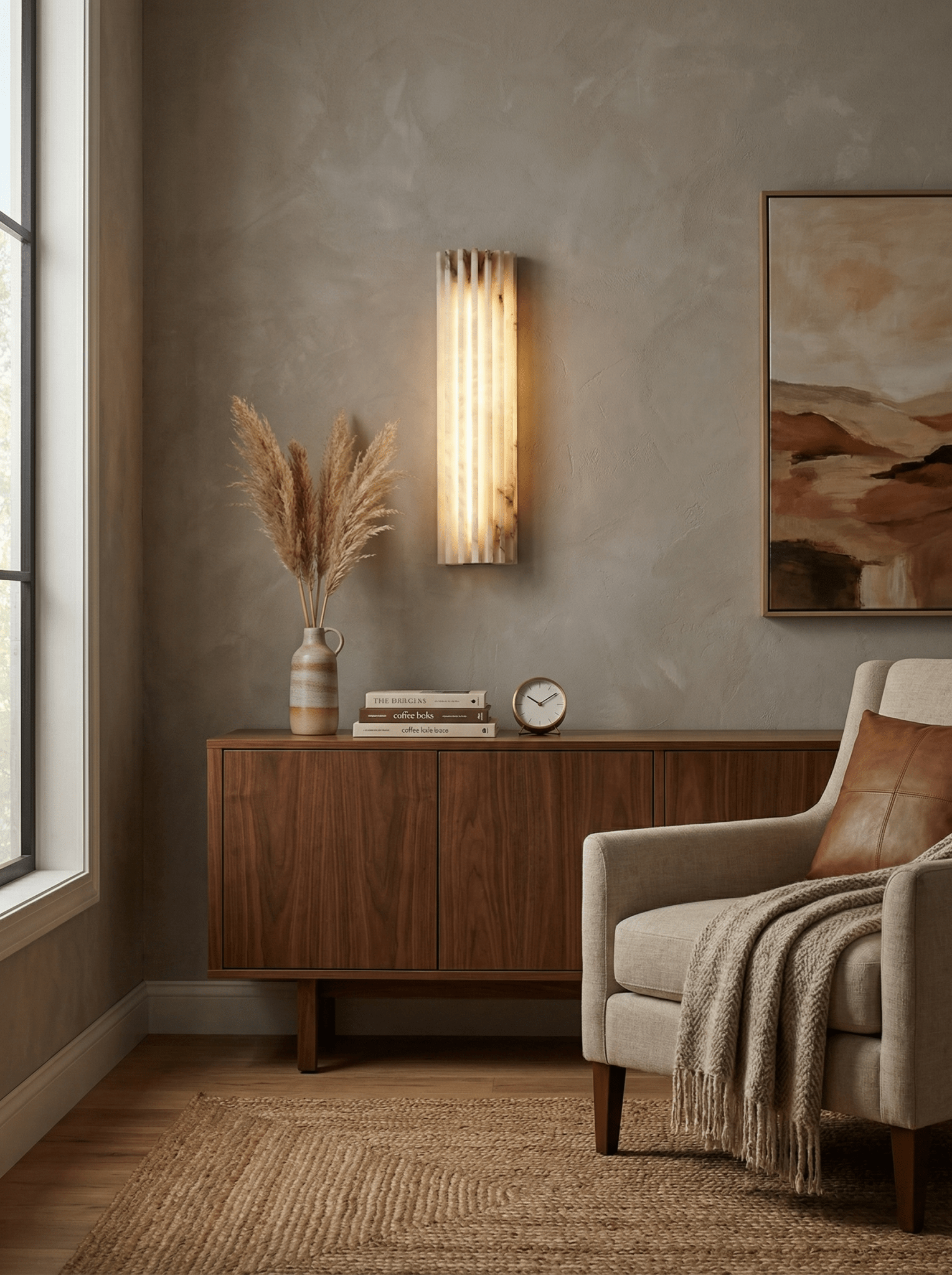 Alvia Alabaster Wall Light - Image 2
