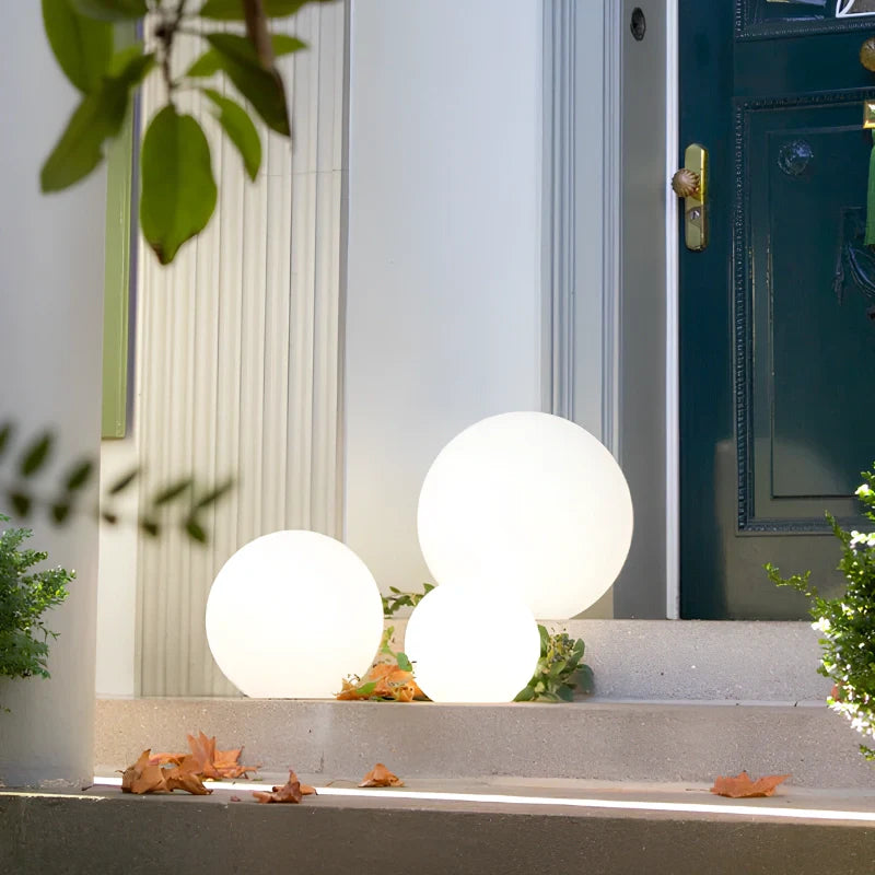 Outdoor Sphere Light Solar Color Changing Garden Orb Remote Control - Image 6