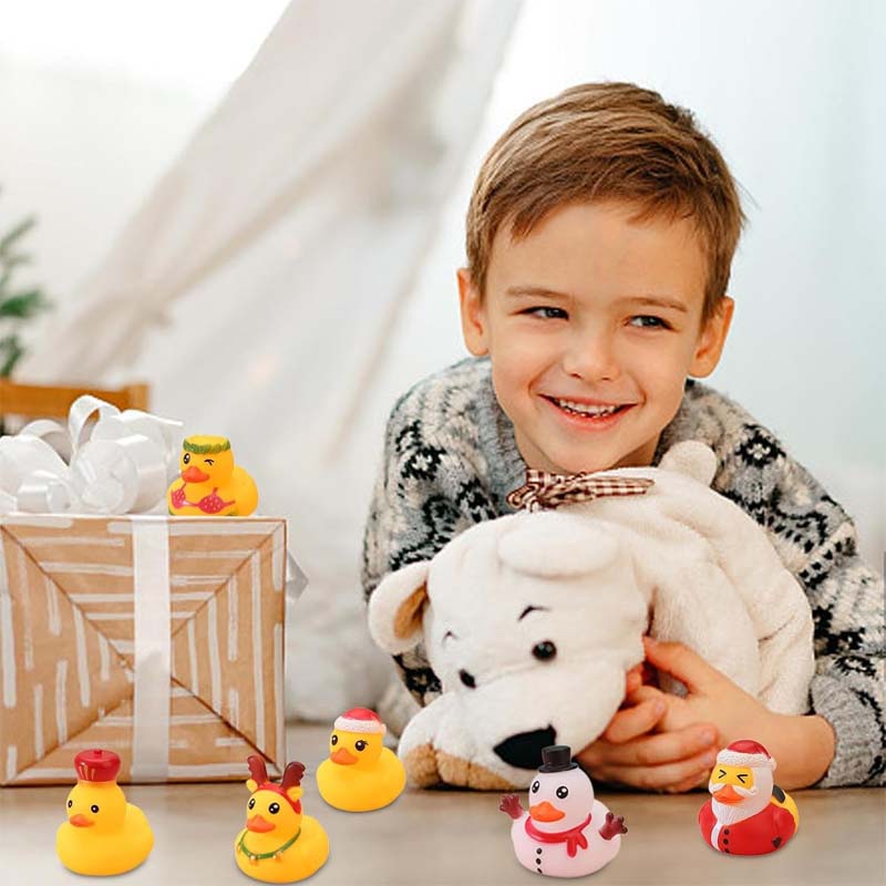 24 Piece Rubber Duck Advent Calendar Christmas Countdown - Image 3