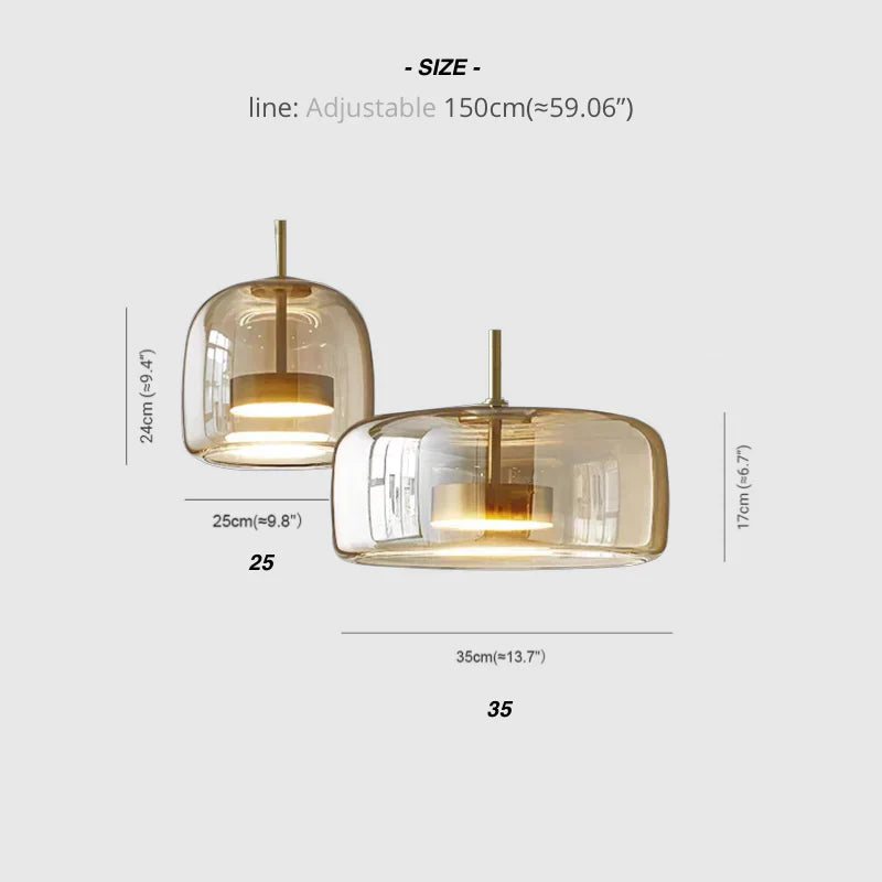Contemporary Pendant Light Minimalist Adjustable Hanging Light - Image 3