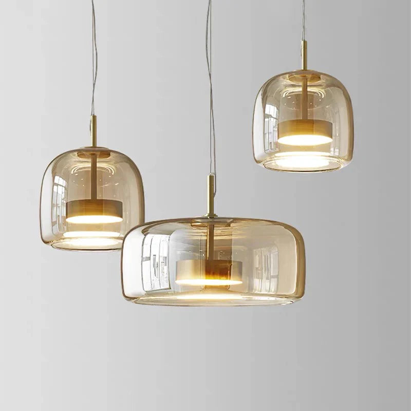 Minimalist Glass Pendant Light for Living Room - Image 6
