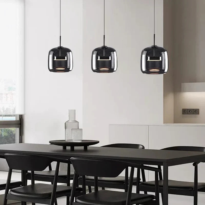 Minimalist Glass Pendant Light for Living Room - Image 9