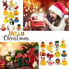 24 Piece Rubber Duck Advent Calendar Christmas Countdown - Image 4
