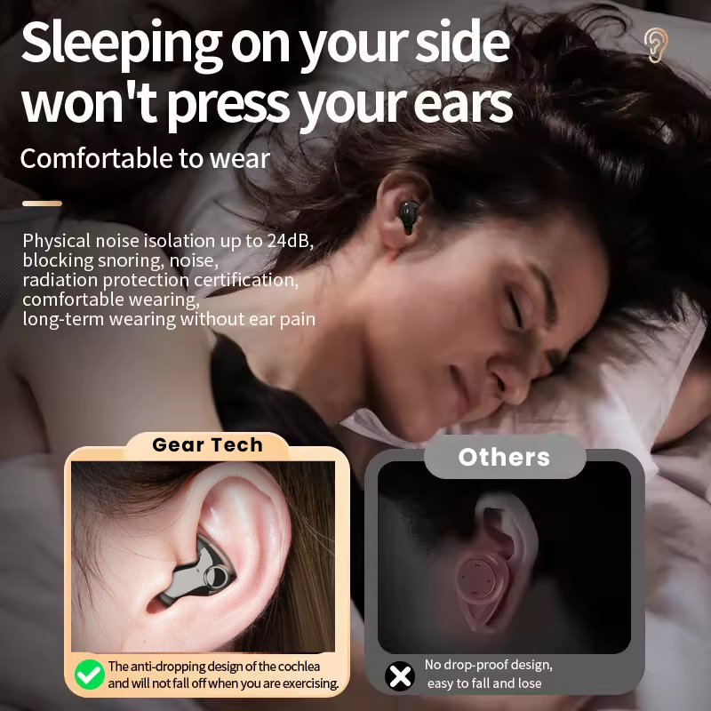 Invisible Wireless Sleep Headphones
