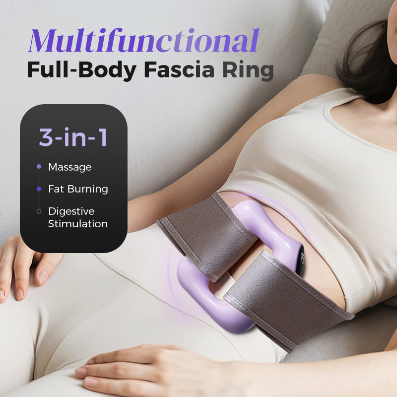 Vibrating Fascia Ring Massager Hands-Free Full Body Deep Tissue Recovery - Image 2