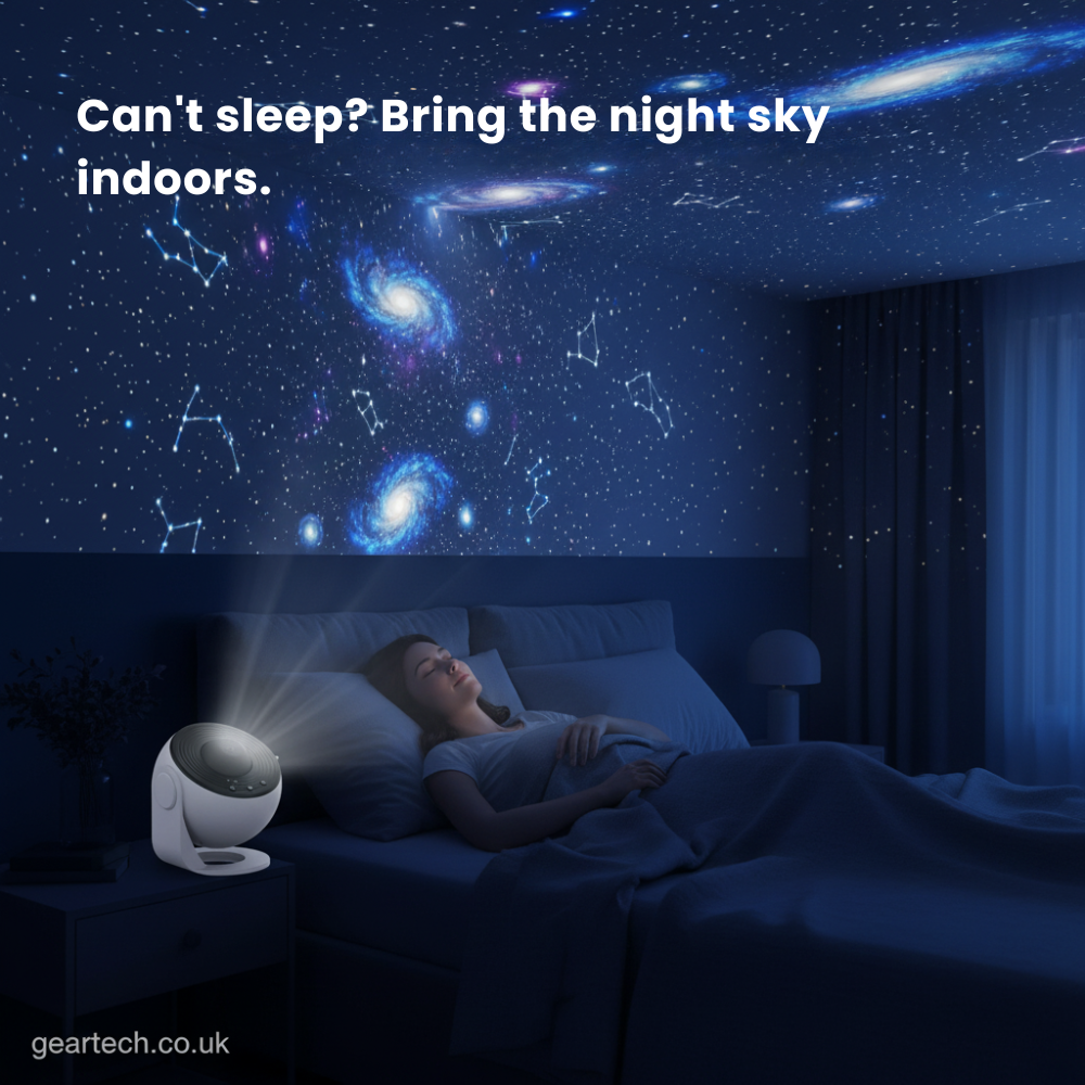 Starry Sky Galaxy Projector - Night Light for Kid's Bedroom