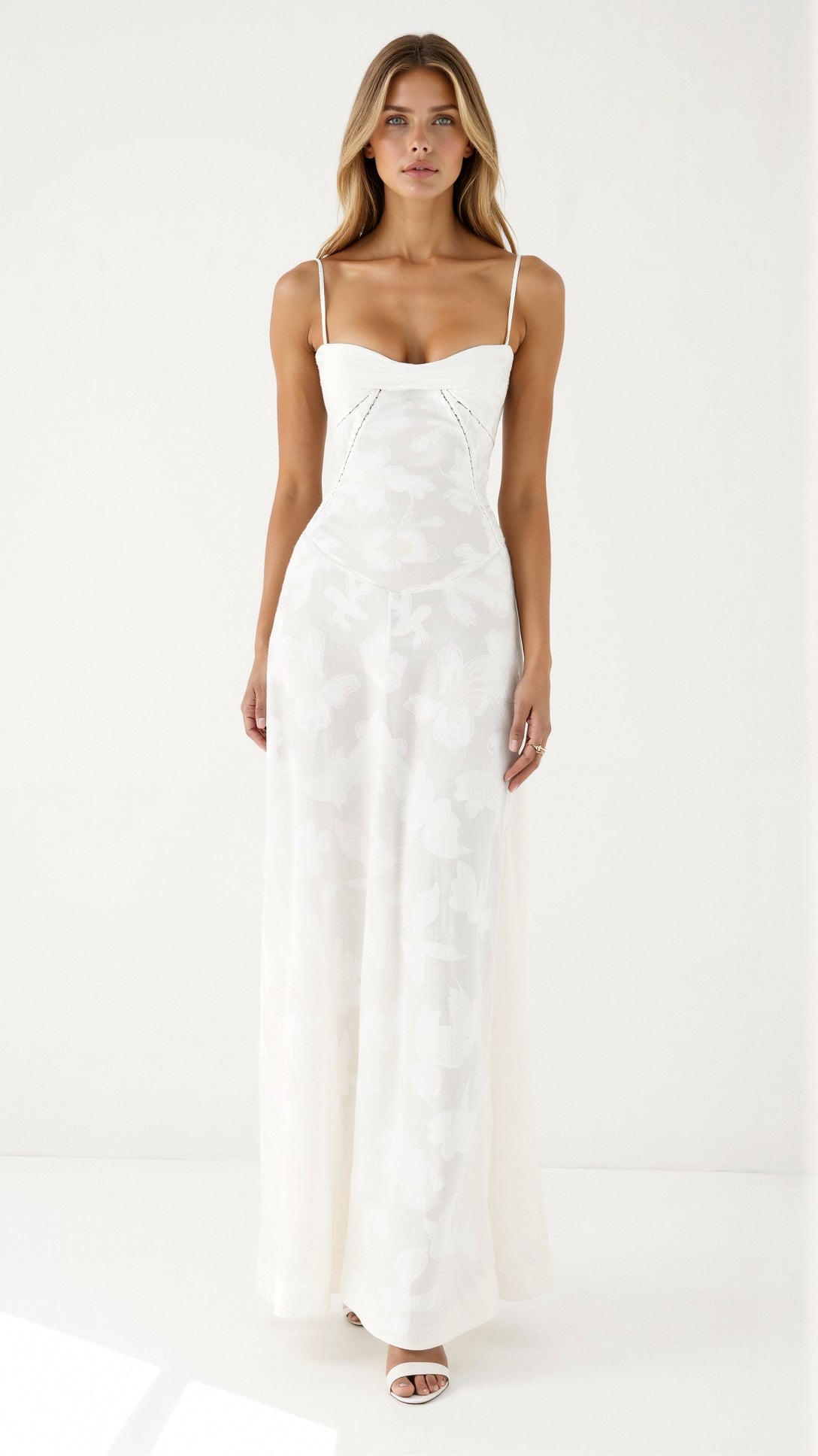 Women Flattering Long Maxi Occasion Wedding Guest Slip Dress