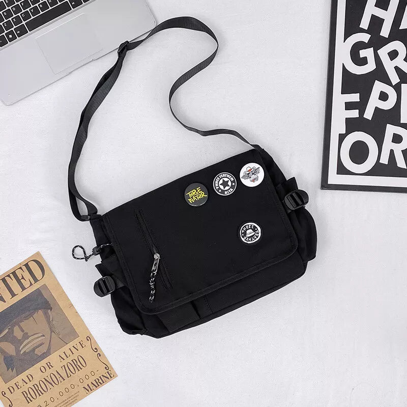 Noah | Trendy Nylon Lightweight Crossbody Messenger Bag - Image 7