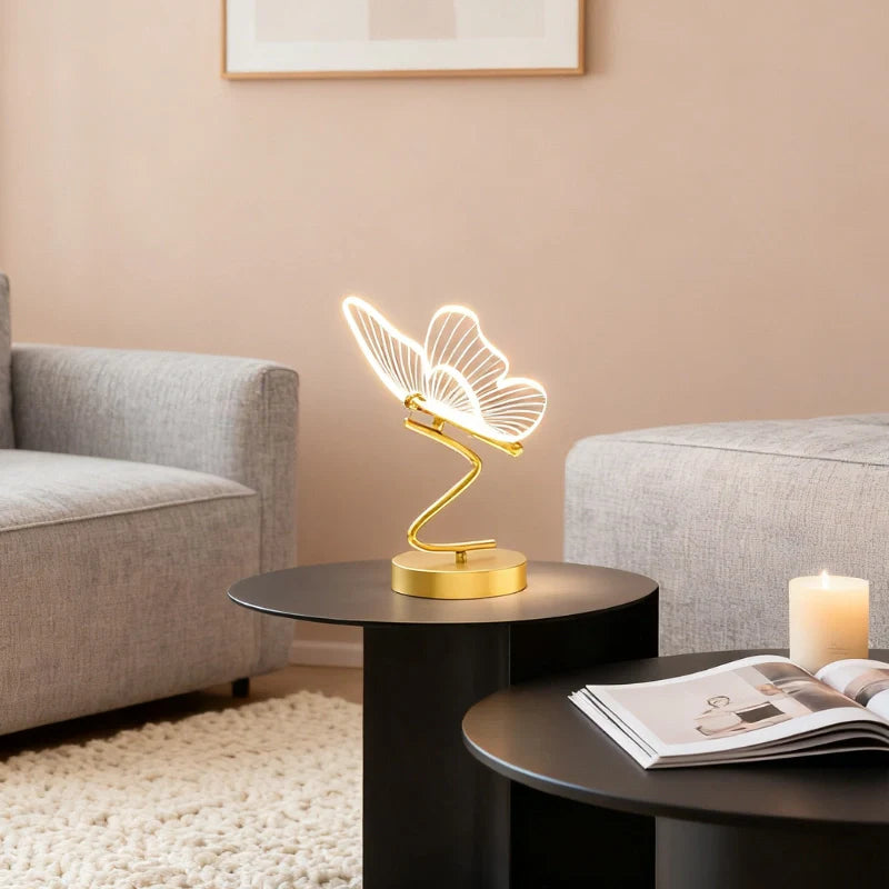 Butterfly Lamp Rechargeable Cordless Decorative Bedside Table Lamp - Image 4
