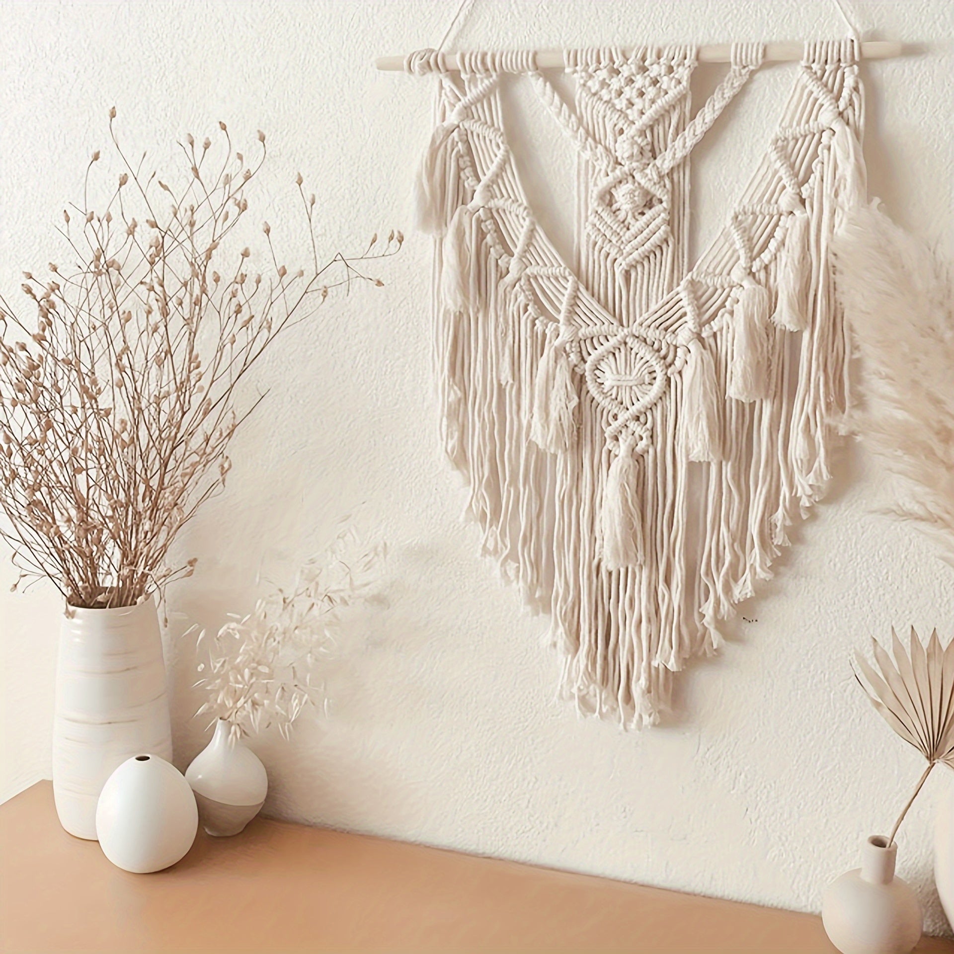 Macrame Wall Hanging Handcrafted Woven Boho Tapestry Decor