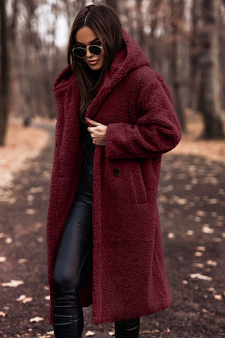 Women's Stylish Fur Hooded Winter Warm Coat for Cold Weather
