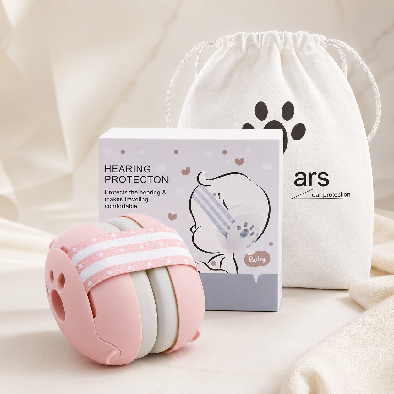 Baby Ear Protection Earmuffs with Noise Reduction for Infants