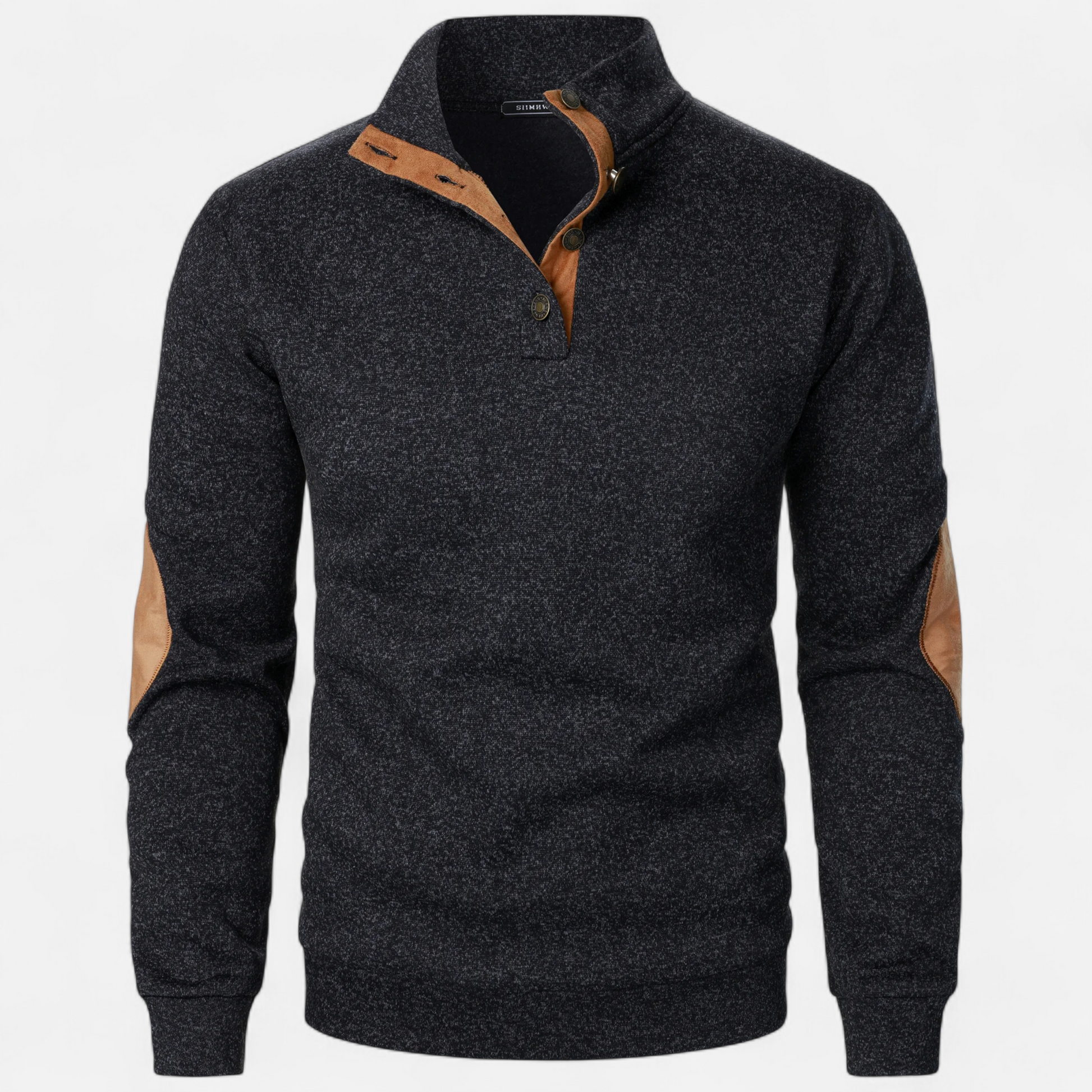 Men’s Modern Warm Stand-up Collar Knitted Sweater