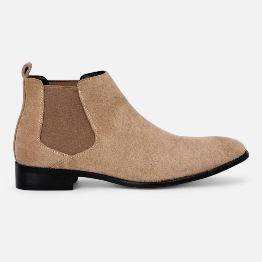 Men’s Timeless Sleek Square-Toe Fashion Chelsea Boots