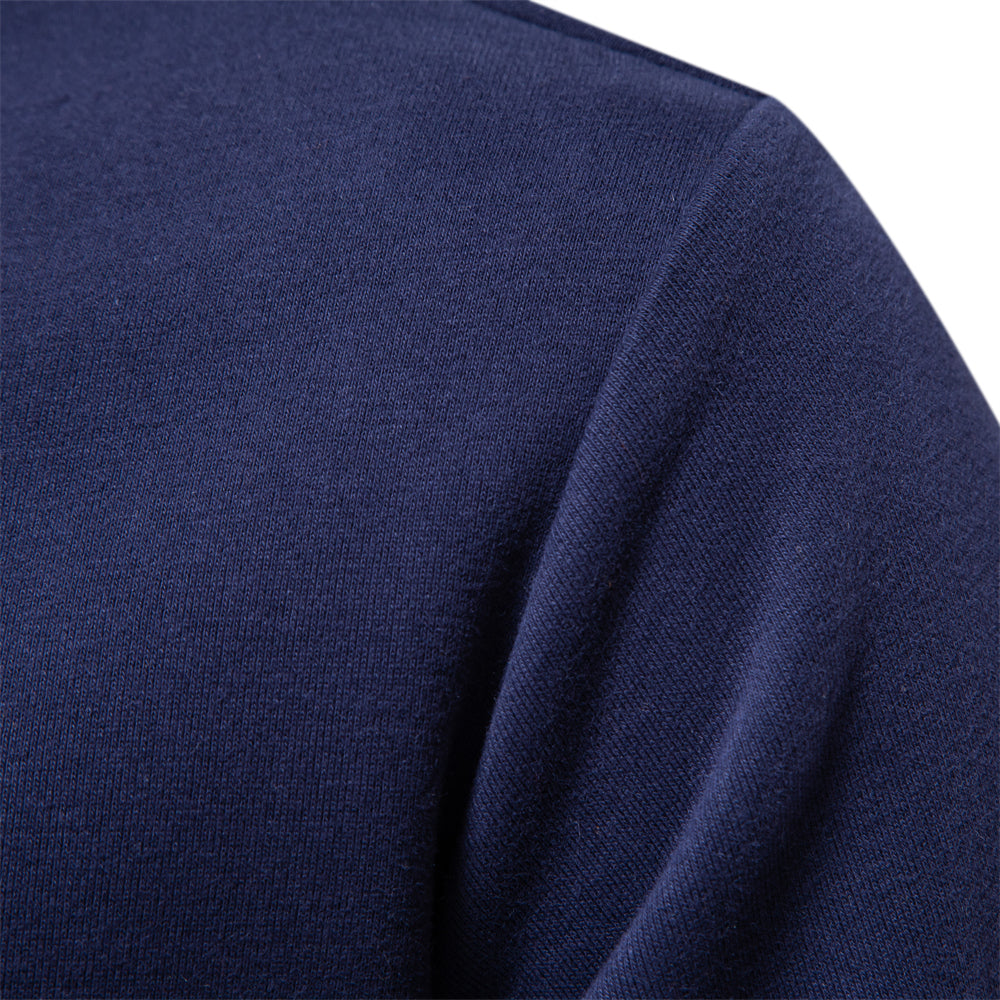Men's Classic Versatile Polo Long-Sleeved Practical Sweater