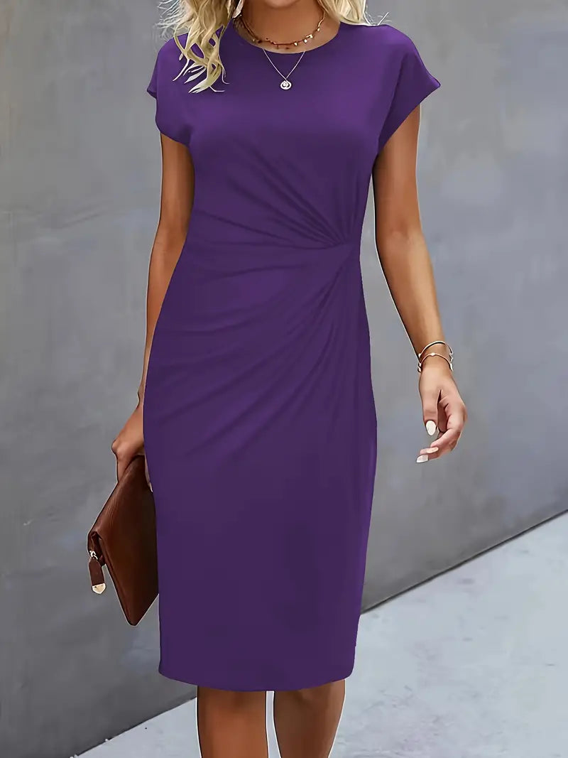 Women's Timeless Fashion Scoop Neck Dress