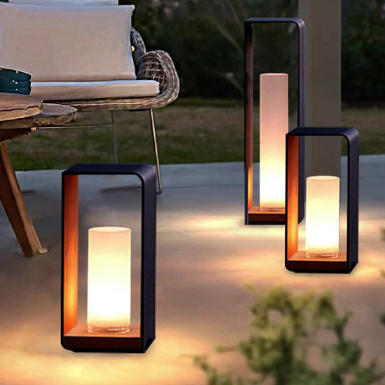 Modern LED Outdoor Garden Light Minimalist Weather-Resistant Square Lamp for Patio & Garden - Image 15