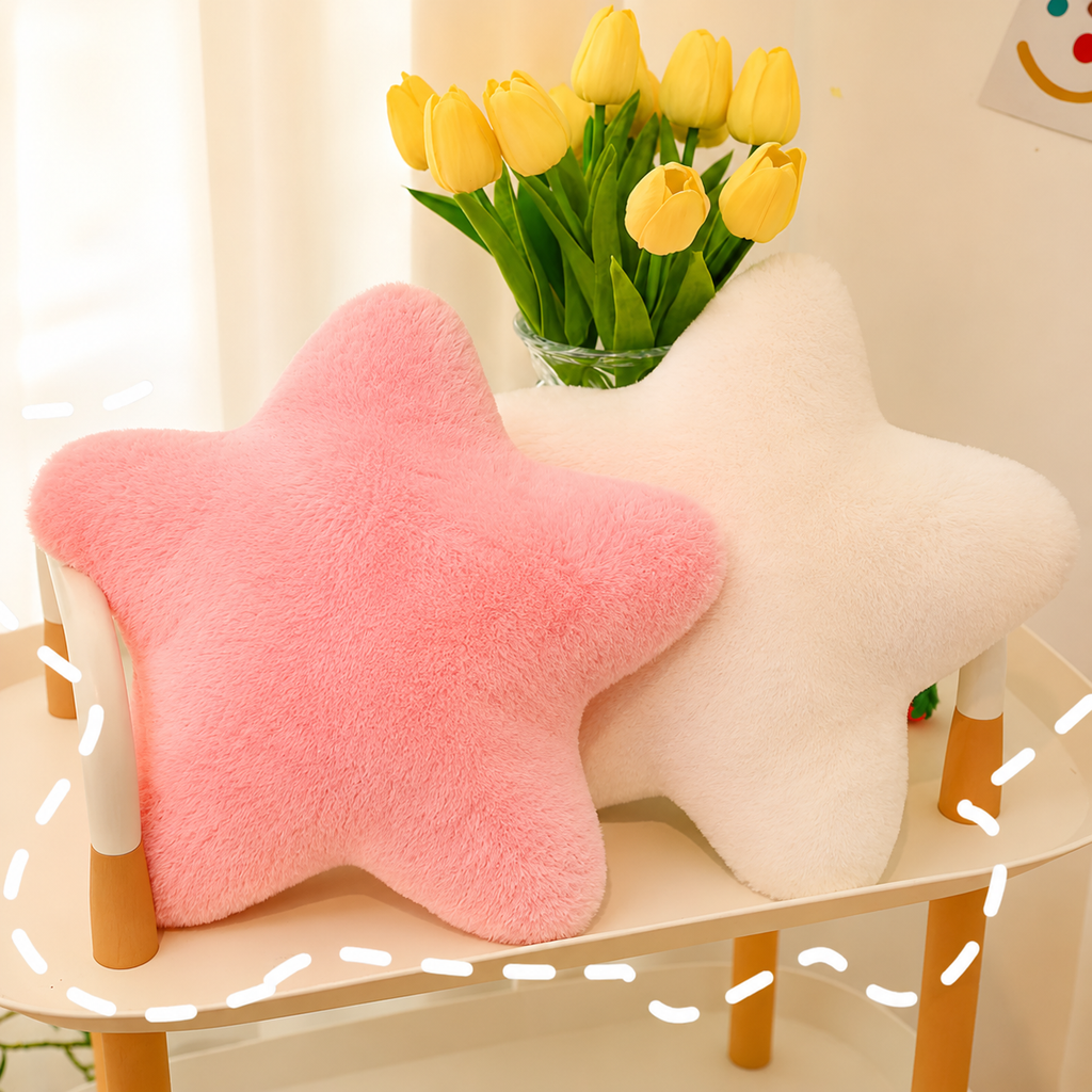 Coussin décoratif en forme d'étoile