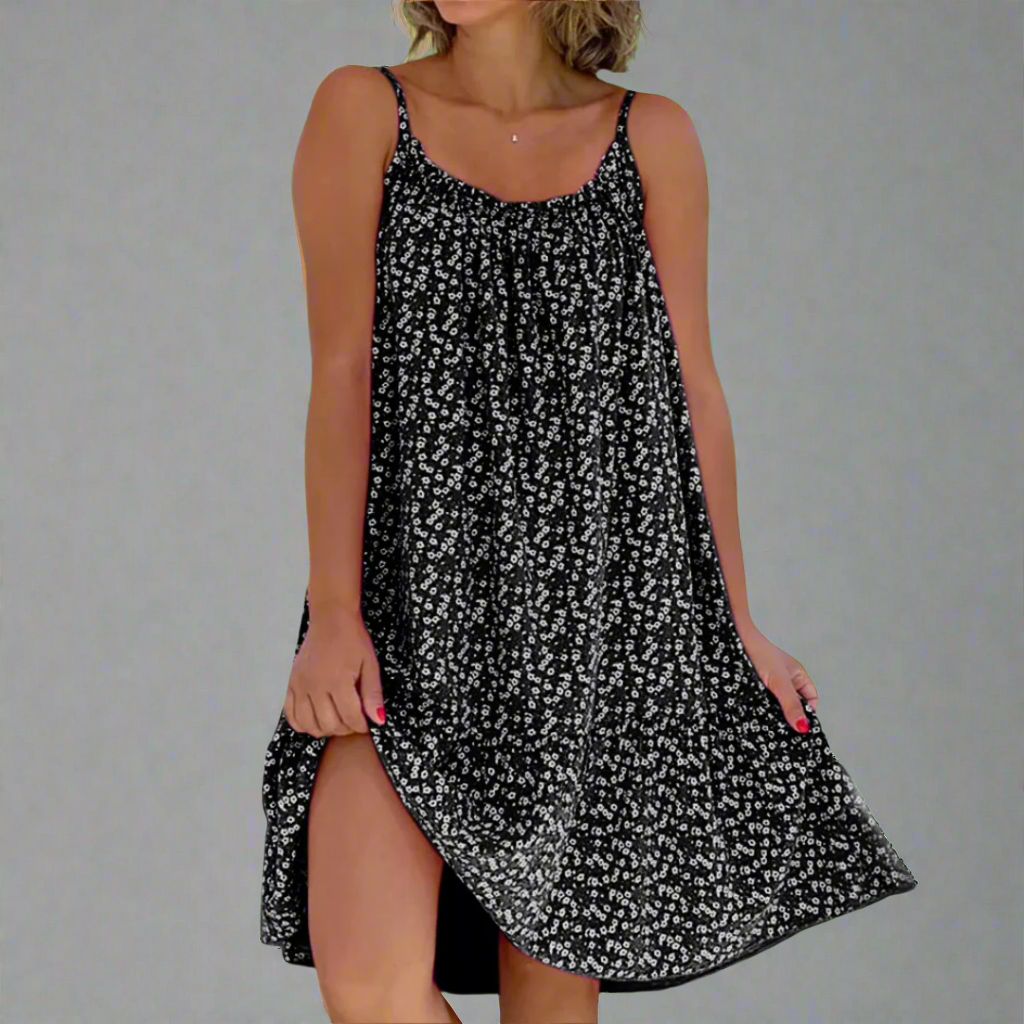 Women's Outdoor Beach Airy Floral Camisole Summer Dress