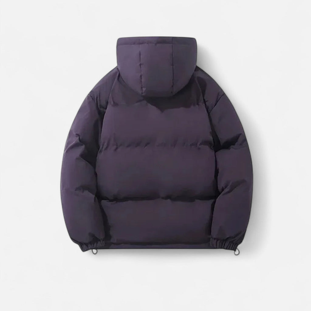 Versatile Insulated Quilted Unisex Hooded Puffer Jacket for Winter