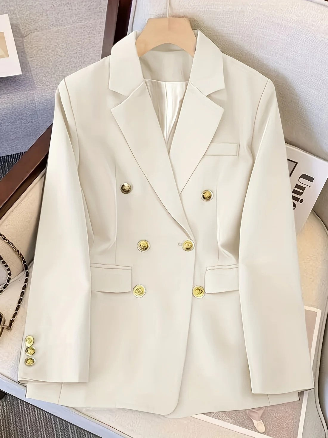 Timeless Versatile Formal Button Blazer for Women