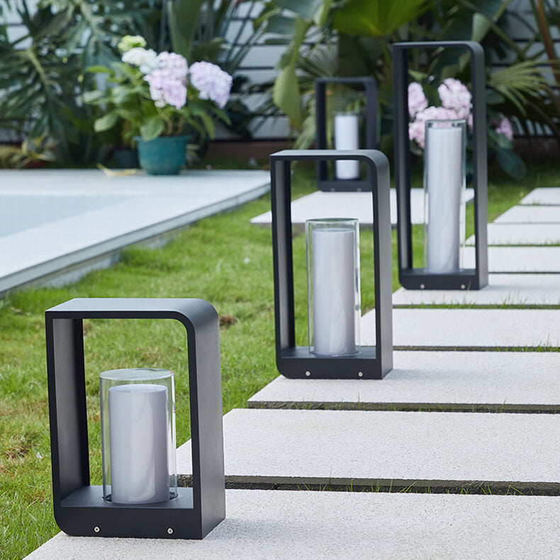 Modern LED Outdoor Garden Light Minimalist Weather-Resistant Square Lamp for Patio & Garden - Image 17