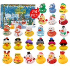 24 Piece Rubber Duck Advent Calendar Christmas Countdown