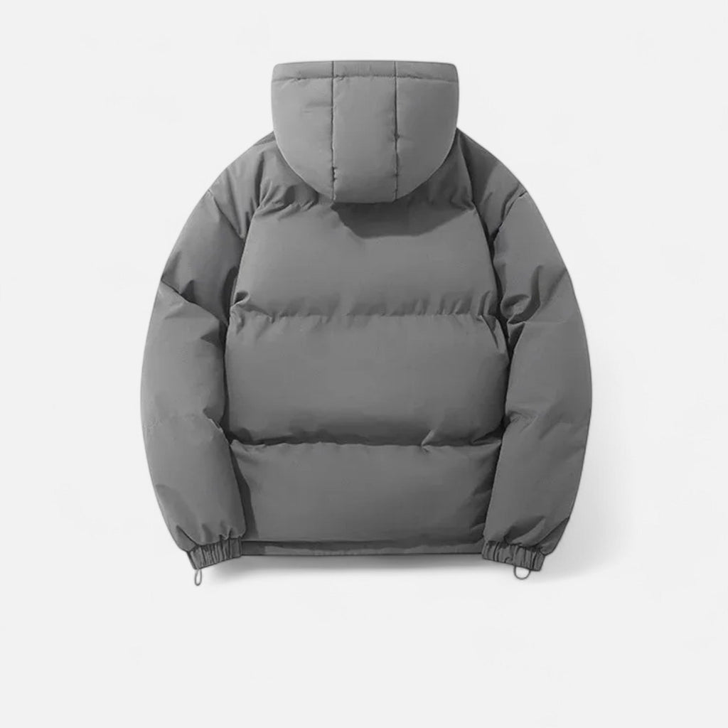 Versatile Insulated Quilted Unisex Hooded Puffer Jacket for Winter