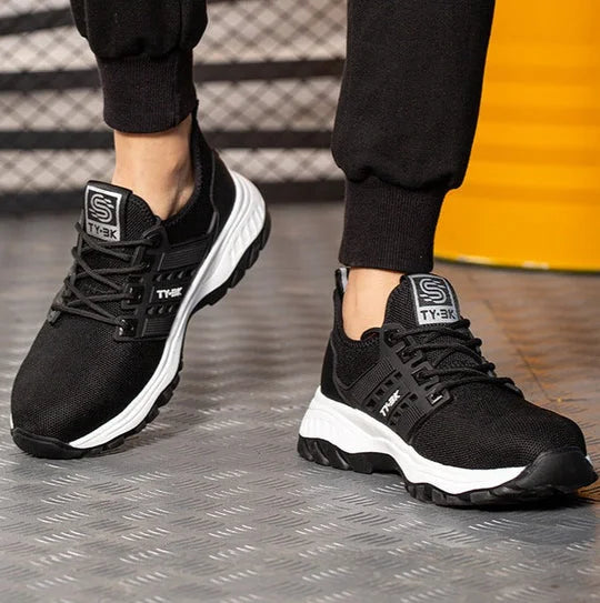 Men’s Breathable Pain Relief Safety Support Shoes