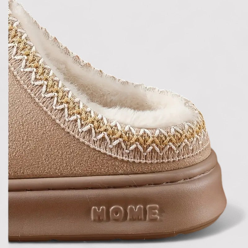 Women's Slip On Fluffy Push Thermal Slipper Clogs
