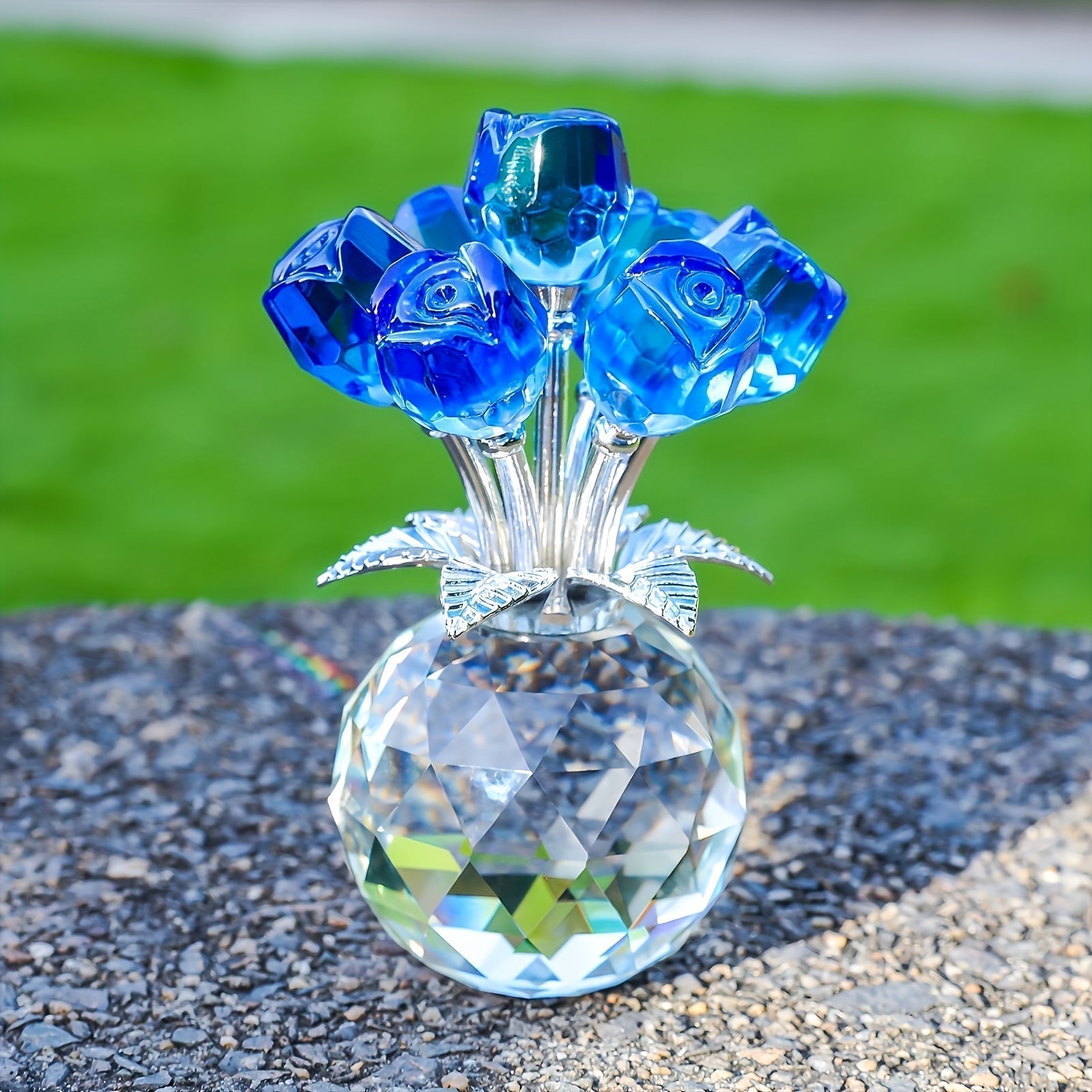 Skorter | Eternal Crystal Artificial Rose Bouquet – Everlasting Romantic Gift for Valentine’s Day, Anniversaries, Christmas, Mother's or Father's Day - Image 5