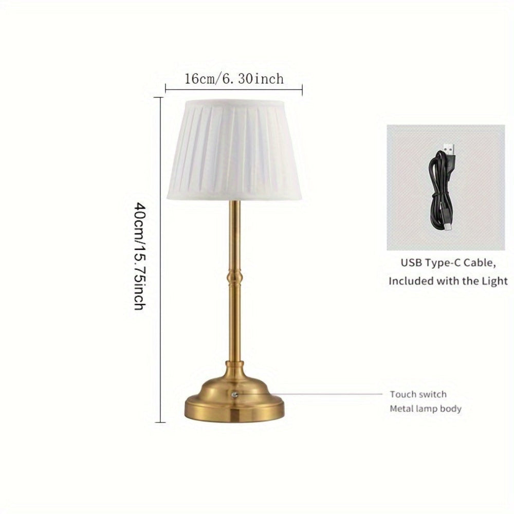 Cordless Table Lamp Rechargeable Touch Dimmable LED Bedside - Image 8