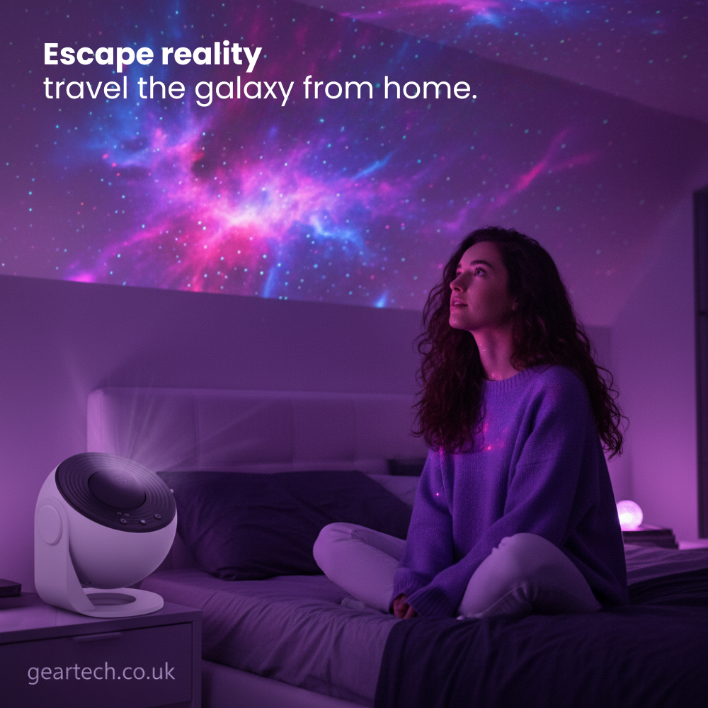 Starry Sky Galaxy Projector - Night Light for Kid's Bedroom