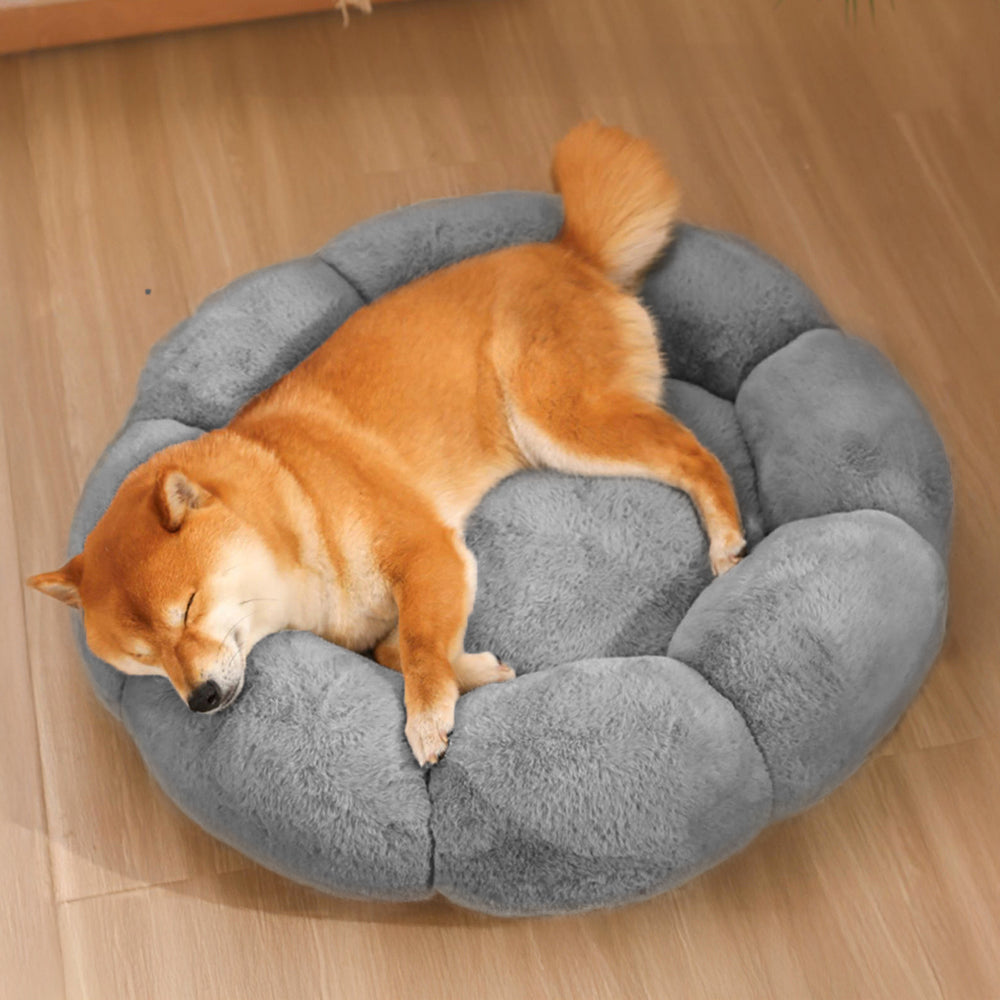 Flower Dog Cat Bed Washable Support Comfortable Pet Bed - Image 11