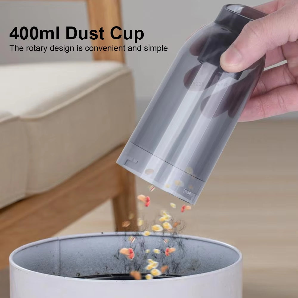 Handheld Car Vacuum Cleaner Powerful Compact Auto Cleaning Tool - Image 4