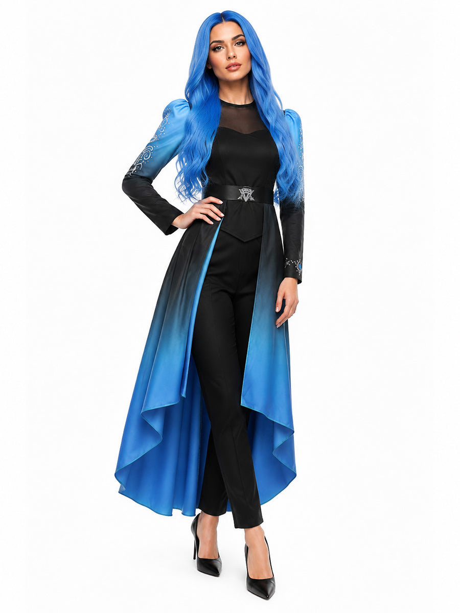 Women Girls 3 Piece Princess Cosplay Costume Ombre - Image 6