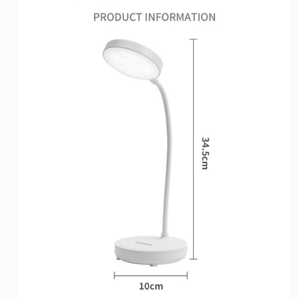 LED Desk Lamp Adjustable Brightness with Flexible Neck - Image 3