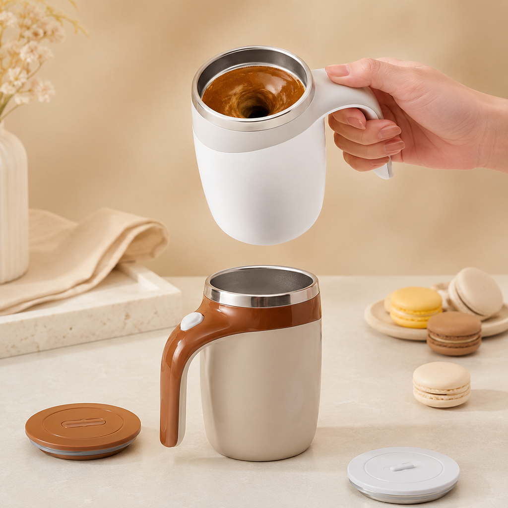 Automatic Self Stirring Mug with Magnetic Base